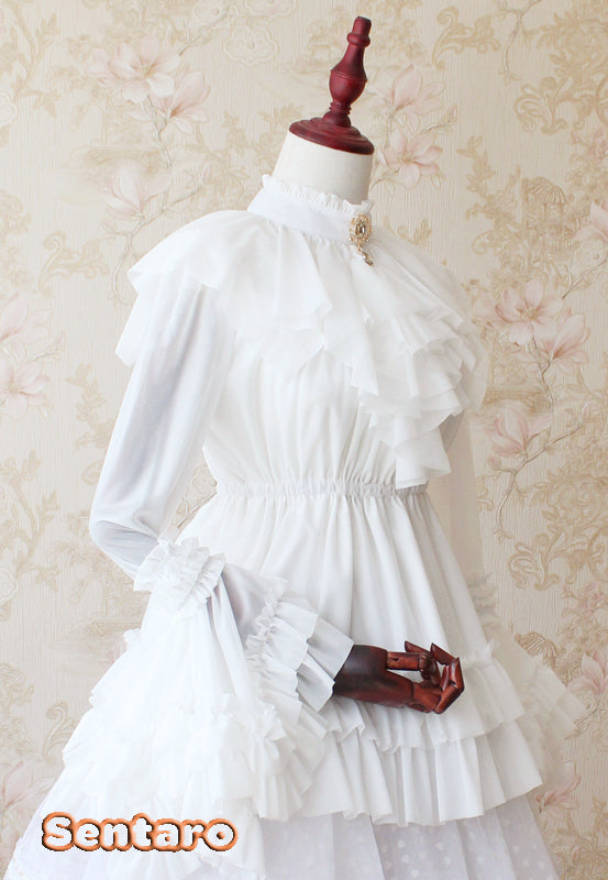 Sentaro - Shufrey - Classic Elegant Multicolor Lolita Blouse