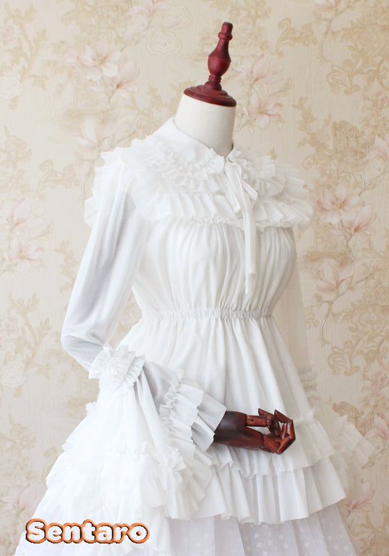 Sentaro - Shufrey - Classic Elegant Multicolor Lolita Blouse