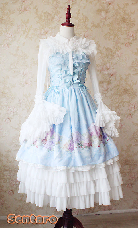 Sentaro~Shufrey~ Classic Elegant Multicolor Lolita Blouse 4120:16325