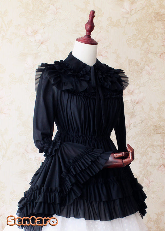 Sentaro - Shufrey - Classic Elegant Multicolor Lolita Blouse