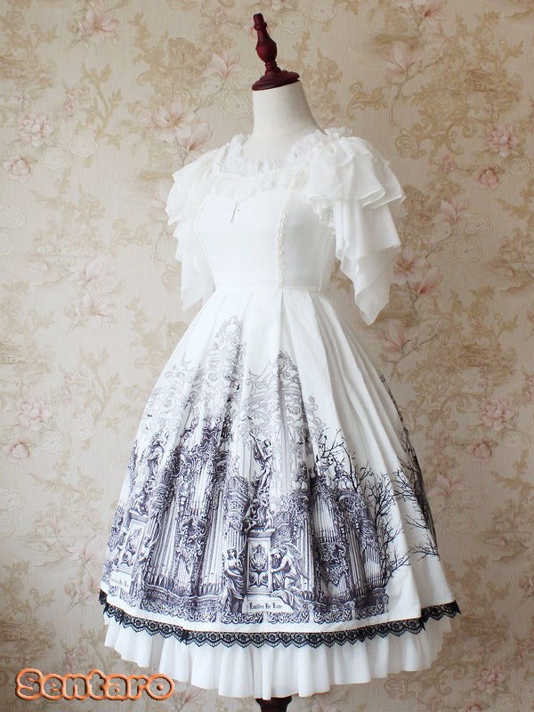 Sentaro - Butterfly Cookies - Summer Fly Sleeves Lolita Chiffon Blouse