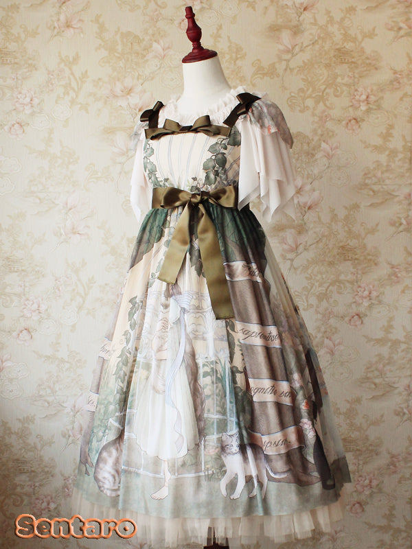 Sentaro - Butterfly Cookies - Summer Fly Sleeves Lolita Chiffon Blouse