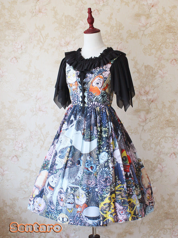 Sentaro - Butterfly Cookies - Summer Fly Sleeves Lolita Chiffon Blouse