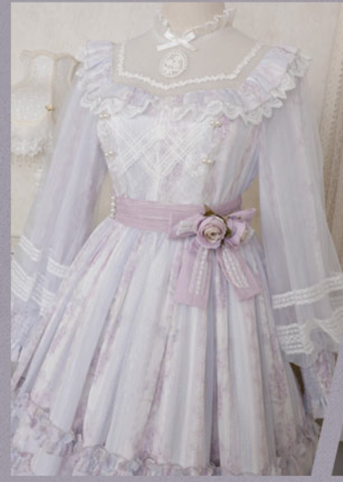 Letters from Unknown Star~Unknown Star~Winter Elegant Lolita Dress 11508:131438