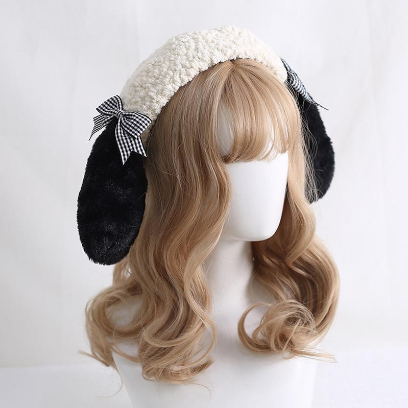 Xiaogui - Kawaii Pachocco Dog Ear Round Lolita Beret