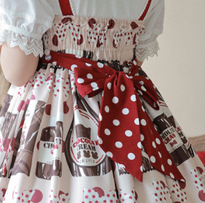 Confession Balloon - Sweet Lolita Chocolate Kawaii Daily Lolita JSK