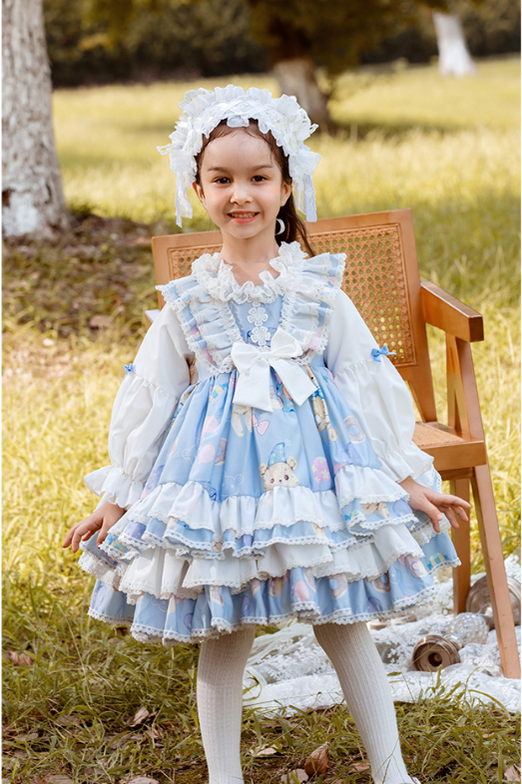 Kawaii Kid Lolita Princess Dress Puffy Skirt   