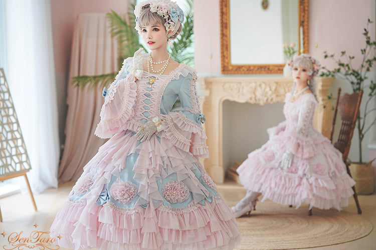 white christmas dresses Regal Victorian Rococo Dress–Timeless Aristocratic Charm