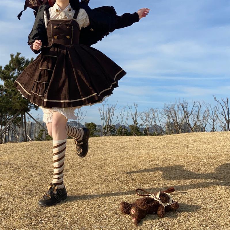 Yukine's Box - Macaron Lolita Cute Stripe Socks 7060:78294