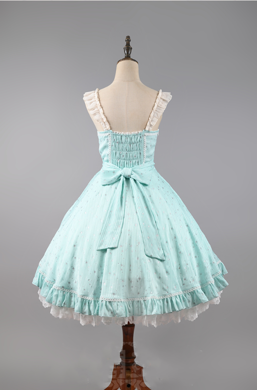 Strawberry Witch - Midsummer Star - Foil Printing Lolita JSK Dress Solid Color