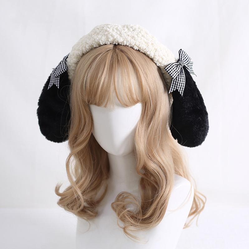Xiaogui - Kawaii Pachocco Dog Ear Round Lolita Beret