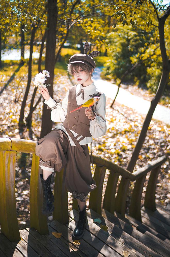 Princess Chronicles - Secret Morning Post - Coffee Retro Ouji Fshion Vest Set 6744:73642