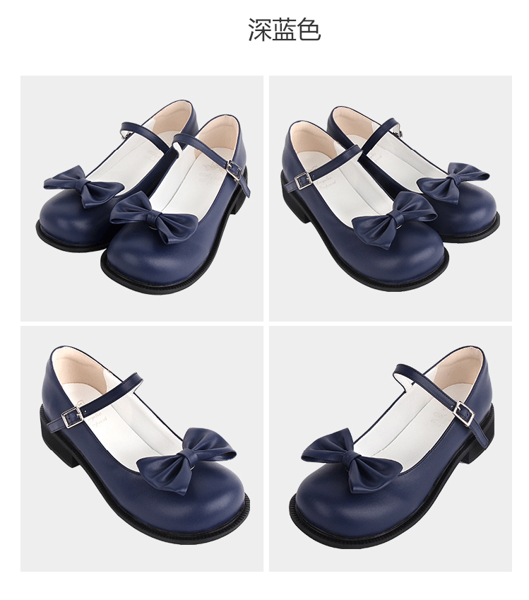 Angelic Imprint - Sweet Lolita Round-tow Lolita Shoes Multicolors