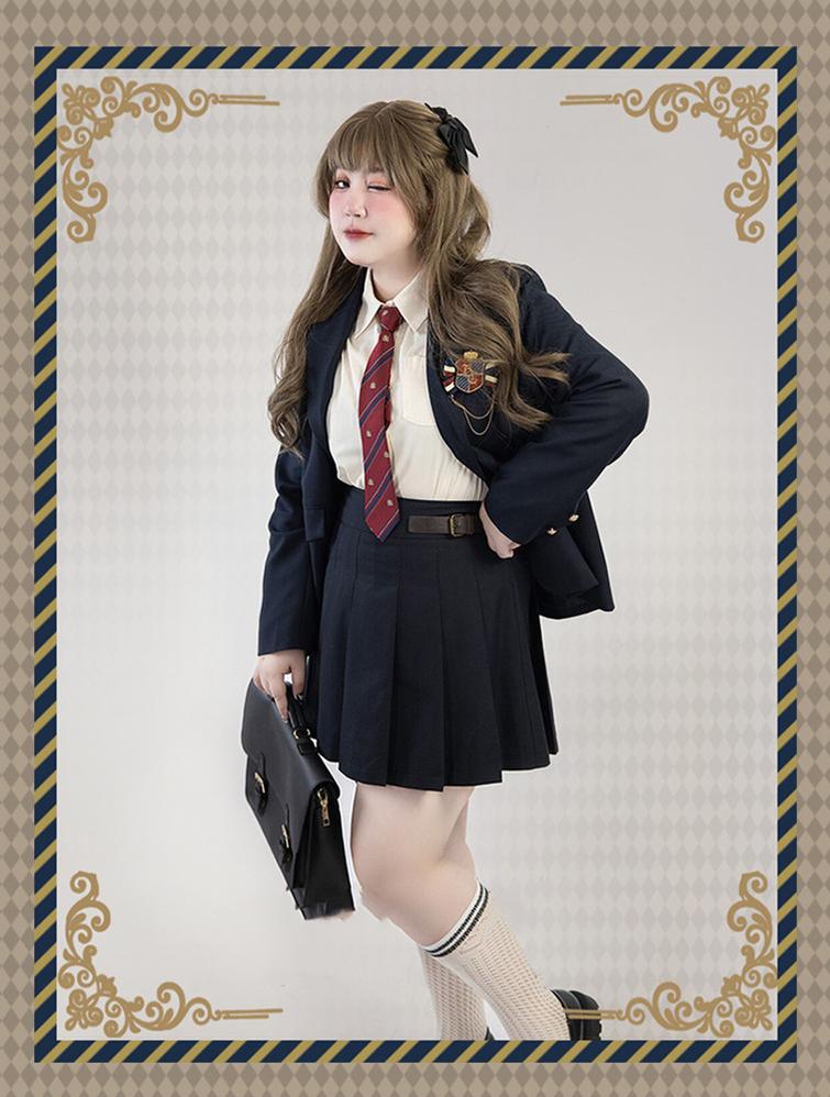 Yingtang - Plus Size Lolita JK Suit Royal College Vintage