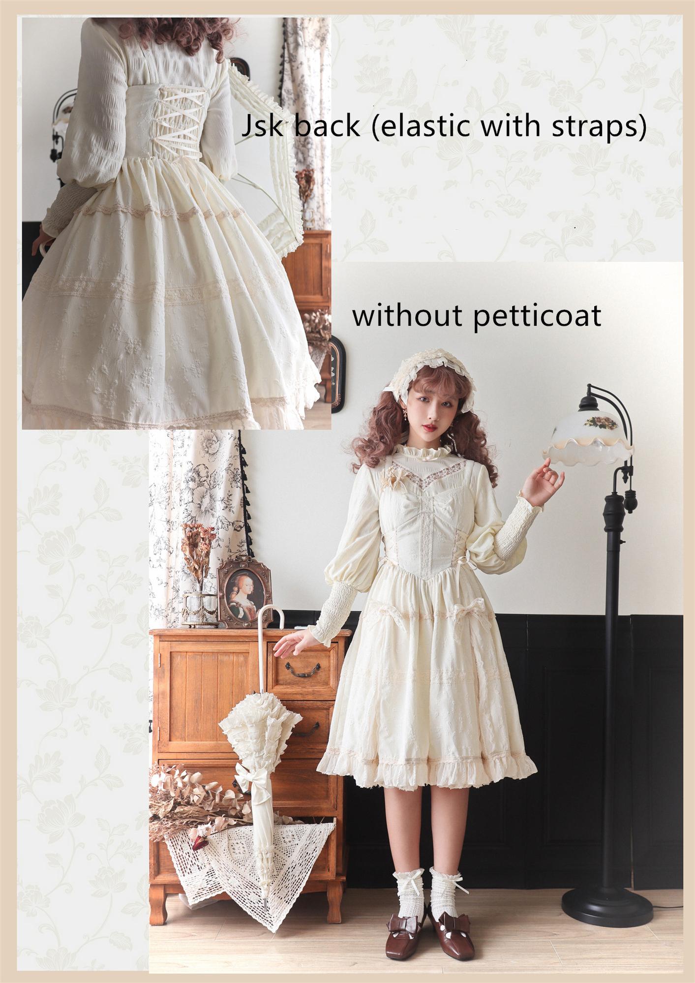 (Buyforme)White Tea Story~Elegant Black and White Lolita JSK and Blouse 13994:174926