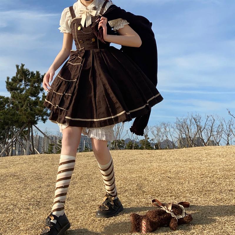 Yukine's Box - Macaron Lolita Cute Stripe Socks 7060:78290