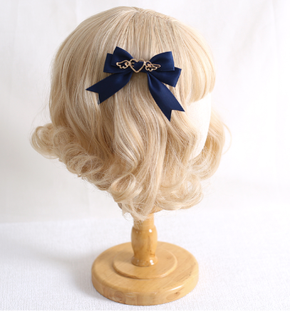 Xiaogui - Handmade Kawaii Bow Clips Brooch Multicolors