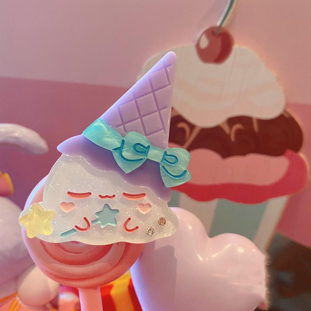 Halloween Alice - Halloween Ice Cream Sweet Short Necklace little ghost momo brooch