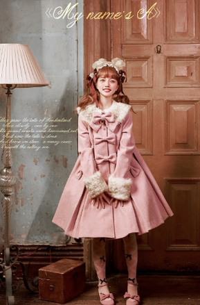 Unideer - Casual Lolita Winter Wool Down Coat Multicolors 8538:93672