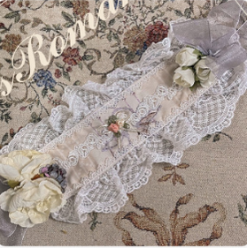 Cat-Romance - A Twilight Feast - Vintage Casual Lolita Summer OP One Size sunset apricot hairband