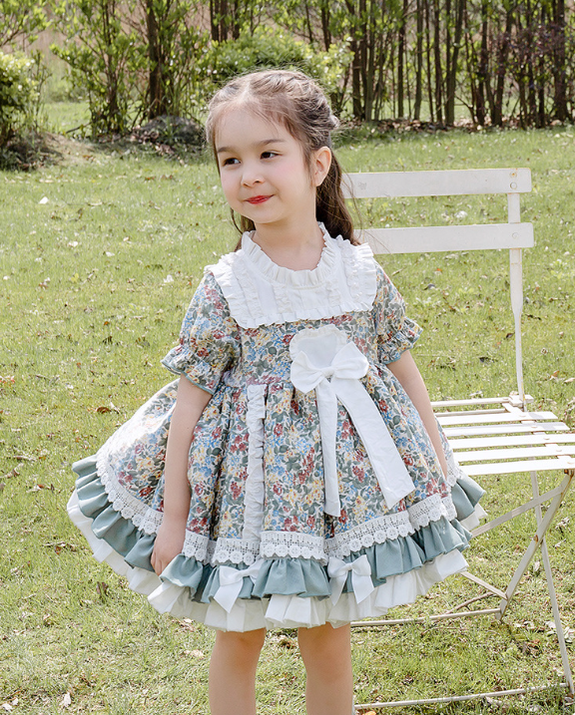 Kawaii Kid Lolita Floral OP Dress   