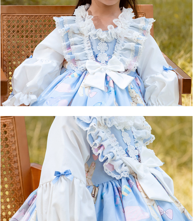 Kawaii Kid Lolita Princess Dress Puffy Skirt   