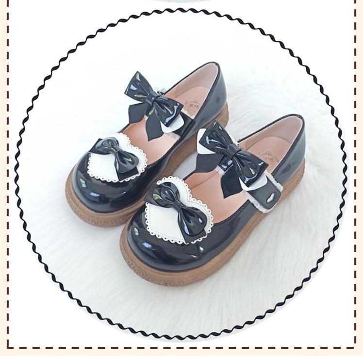 (Buyforme)Lixing Luo~Cute Milkmaid Round Toe Multicolor Lolita Shoes 12250:137264