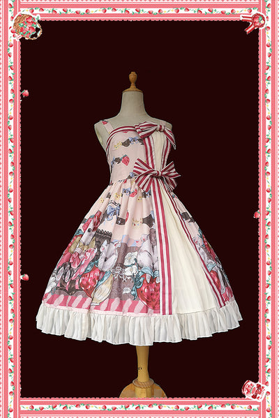 Infanta~Hamster's Gift~ Classic and Sweet Lolita JSK Dress S apricot pink 