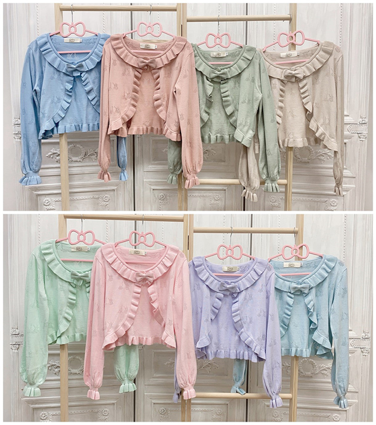 Little Dipper - Sweet Lolita Coat Long-sleeved Cotton Cardigan 4470:11163