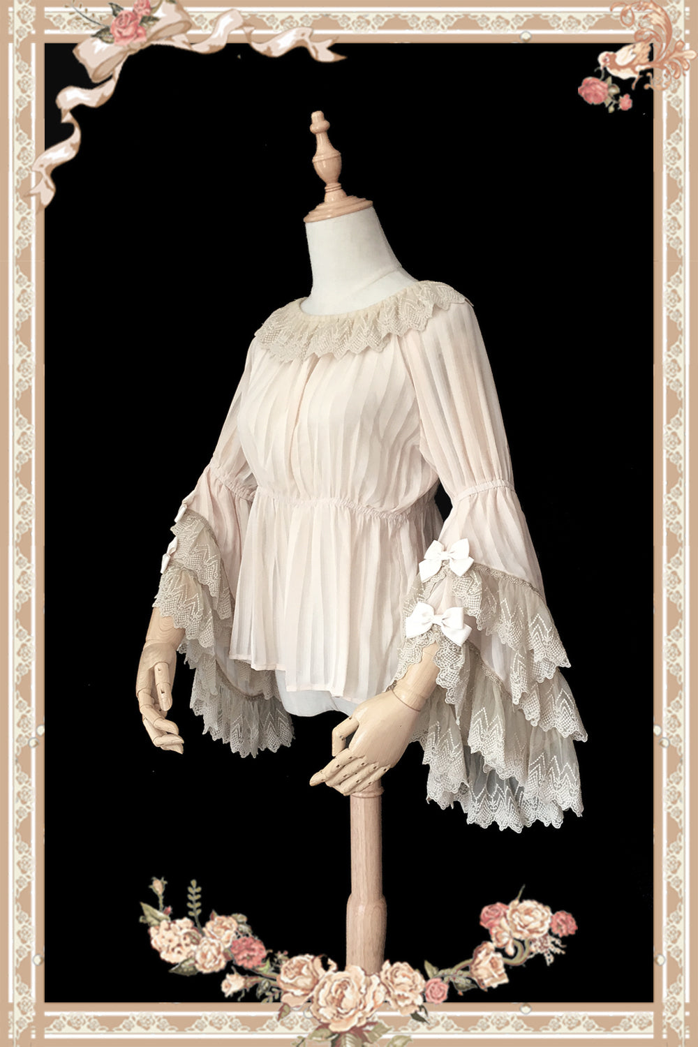 Infanta - Party in Fairy Tale Town - Princess Sleeves Lolita Blouse 4628:9141