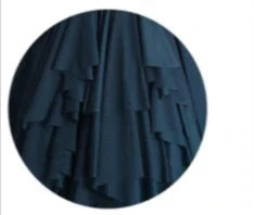 Sentaro - Butter - V Neckline Middle Sleeve Lolita Blouse One Size peacock blue
