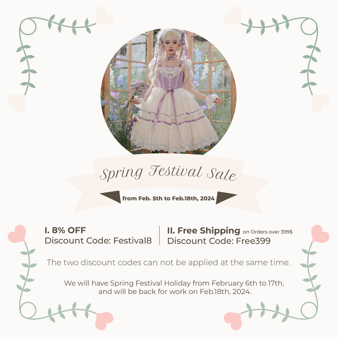 Celebrate Spring Festival with 42Lolita: Exclusive Discounts and Holiday Closure