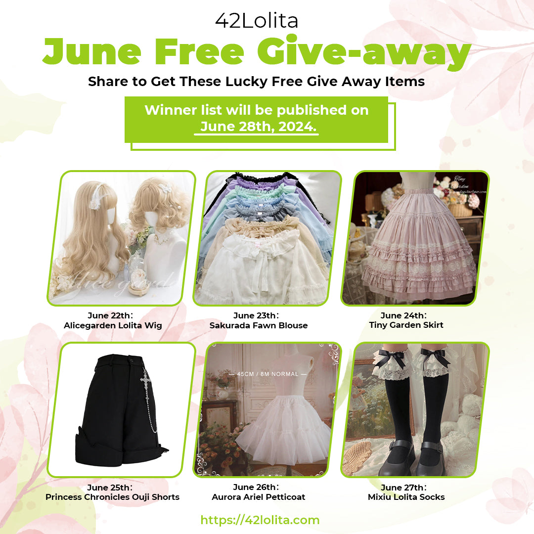 42lolita June giveaways