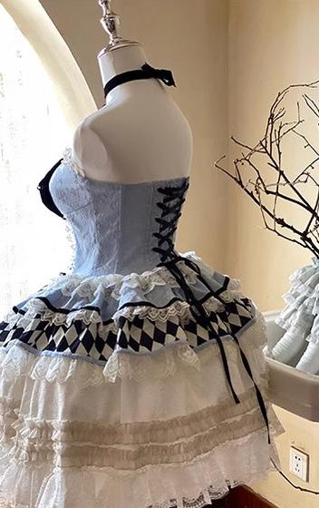 (BFM)Diamond Honey~Princess Crown~Slim Fit Lolita Dress Romantic Gown   