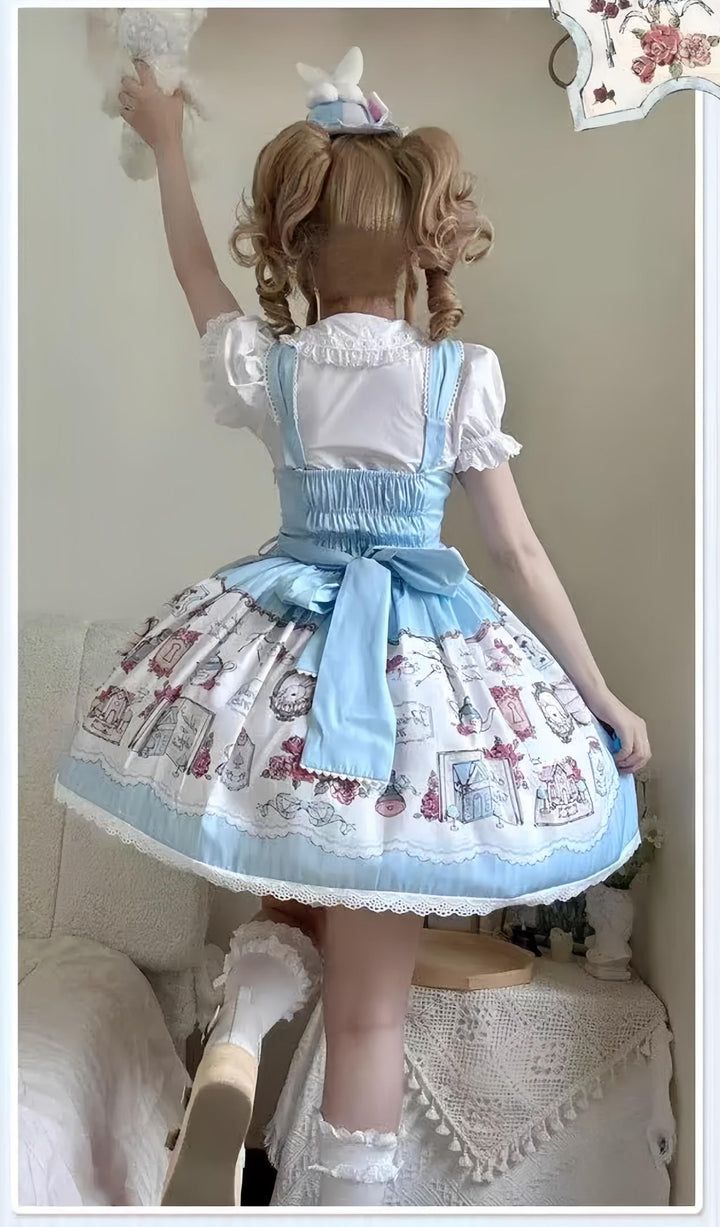 MeowMeow - Rabbit Collection Box - Bunny Print Kawaii Lolita JSK Dress