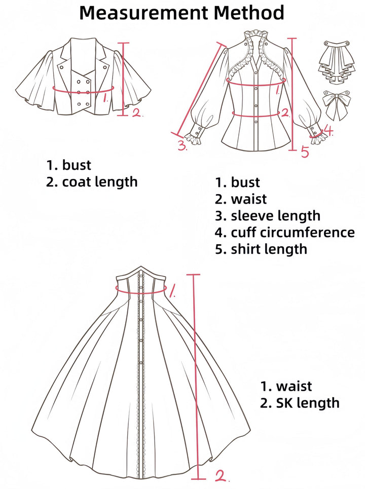 Forest Wardrobe~Forest Stationery~Vintage Lolita SK Suit with Shirt and Coat 42087:729432