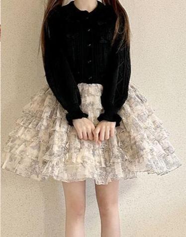 Confession Ballon~Daily Lolita Sweater Coat Knitting Cardigan Coat for Winter   