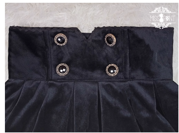 Miss Point - Rose Doll - Elegant Lolita Skirt High Waist Fishbone SK