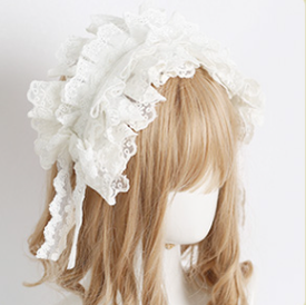 Xiaogui~XG~Sweet Lolita Lace Headdress   