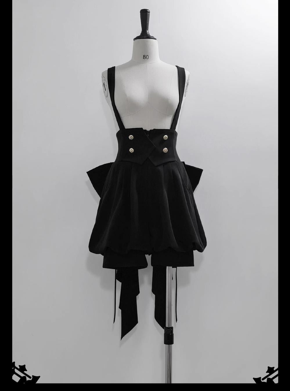 Princess Chronicles - Doll - Ouji Lolita Shirt Retro Elegant Prince Lolita Shorts Suit Shorts + Trailing (pre-order) S
