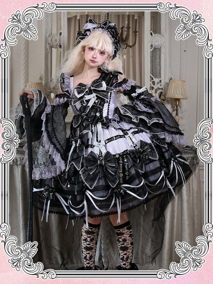 Puppets and Doll - Dream Bow - Bow Decoration Voile Gorgeous Lolita JSK