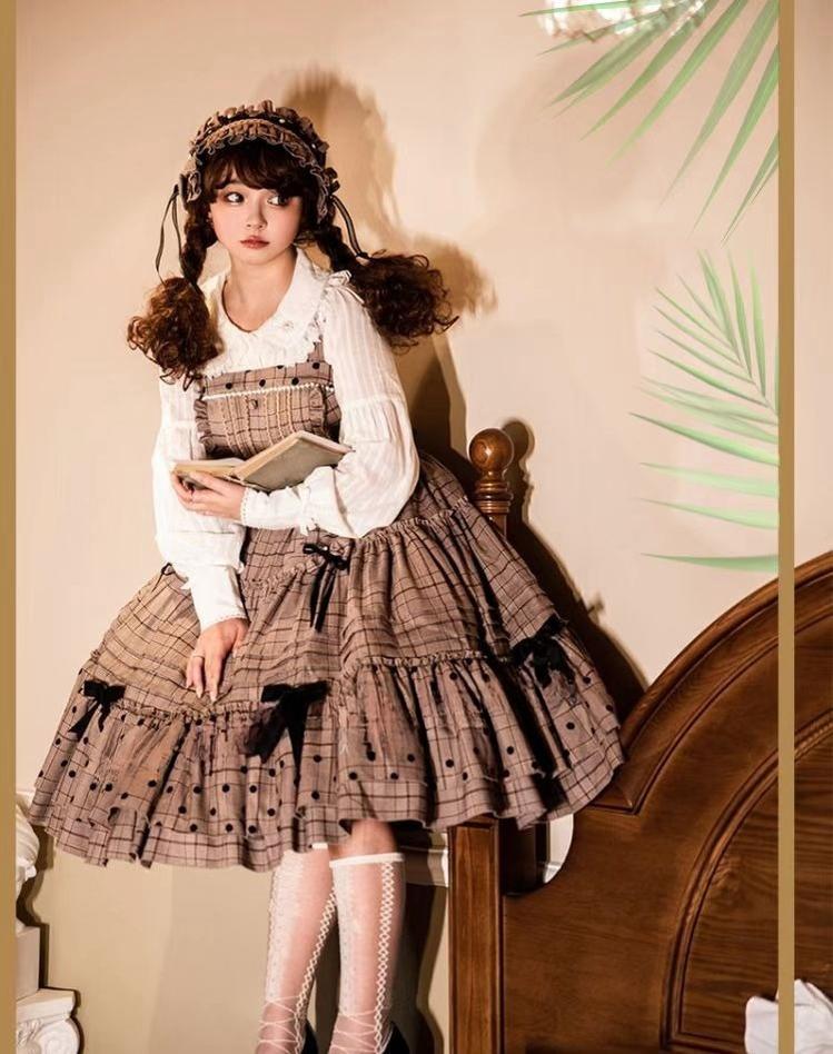 Dawn and Morning~Forest Diary~Plus Size Lolita Dress Suit Elegant CLA Lolita JSK 31426:649734