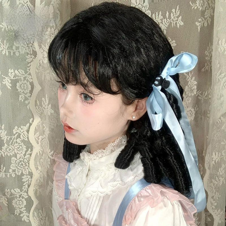 Mabuxi~33CM Sparkling Lolita Wig Roman Curls Gorgeous Court Wig 40478:671734