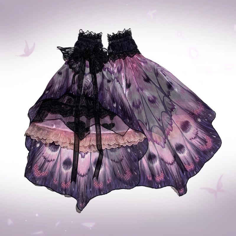 Urtto - Dead Leaf Butterfly - Gothic Lolita Accessories Set (L S) 44353:804504