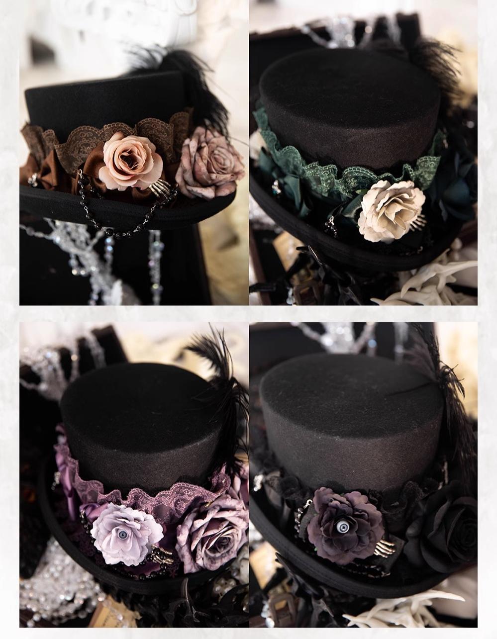 ZJstory~Dragon Bone Cemetery~Gothic Lolita JSK Set with Dragon and Snake Skeleton Embroidery 42699:750648