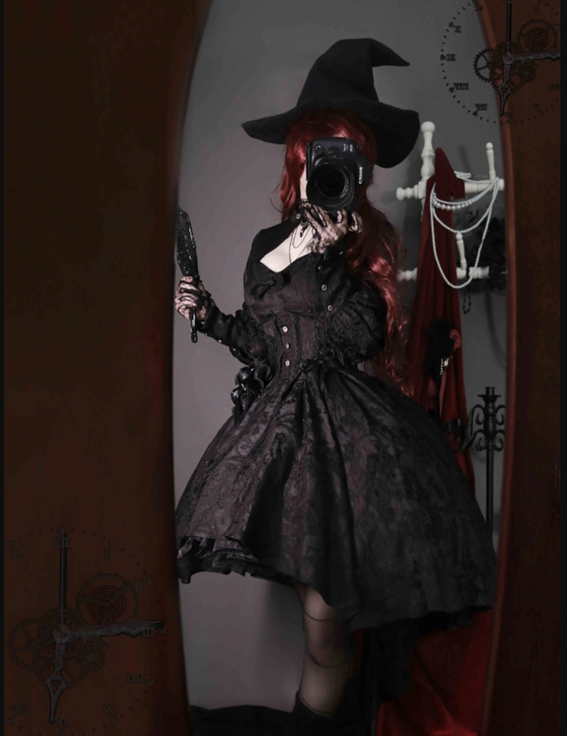 (BFM)Strawberry Duck~Gothic Lolita Dress White Lolita JSK 29578:357462