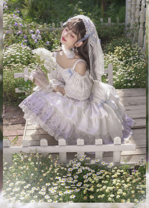 Bramble Rose~Intergalactic Galaxy~Elegant Lolita Embroidery JSK   