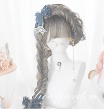 Alicegarden - Diana - Sweet Lolita Long Curly Gray Gradient Wig
