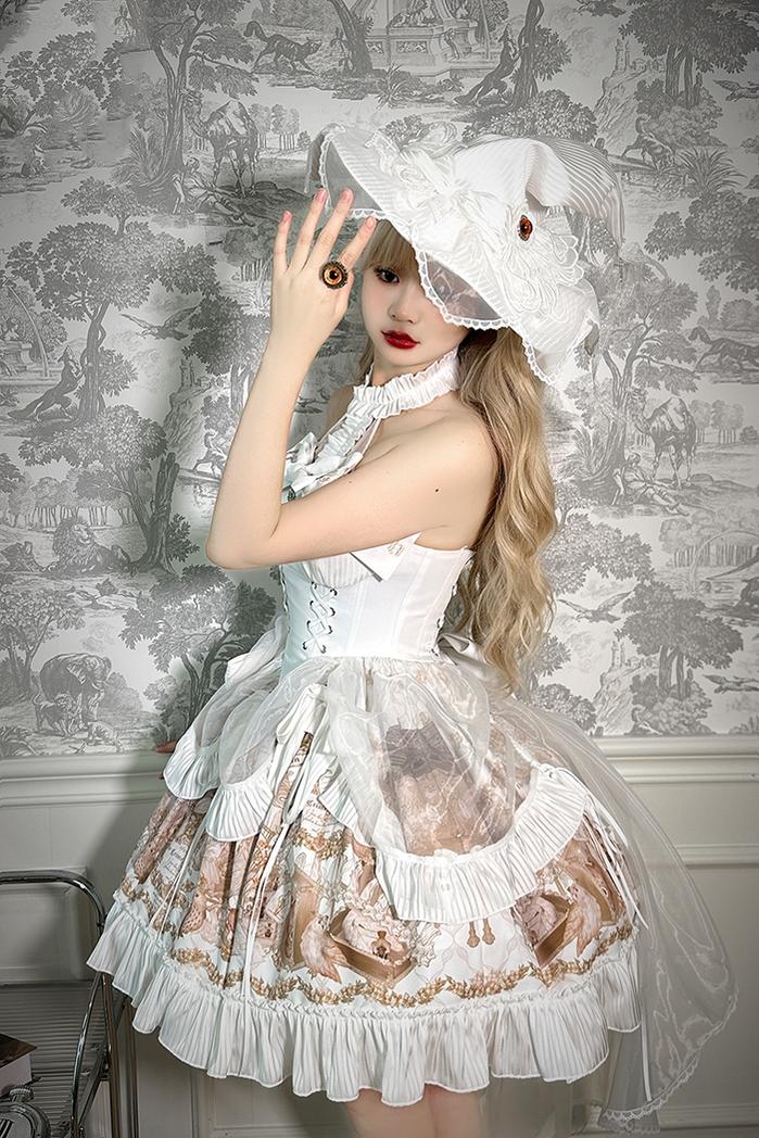 Alice Girl~Doll Mystery~Gothic Lolita Witch Hat Headwear   
