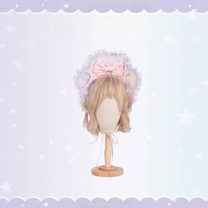 Cinnamoroll Ocean Fantasy - IP Collab Sweet Lolita Tiered JSK & OP Dress, Cinnamoroll Print (L M S XL XS) 45995:871841